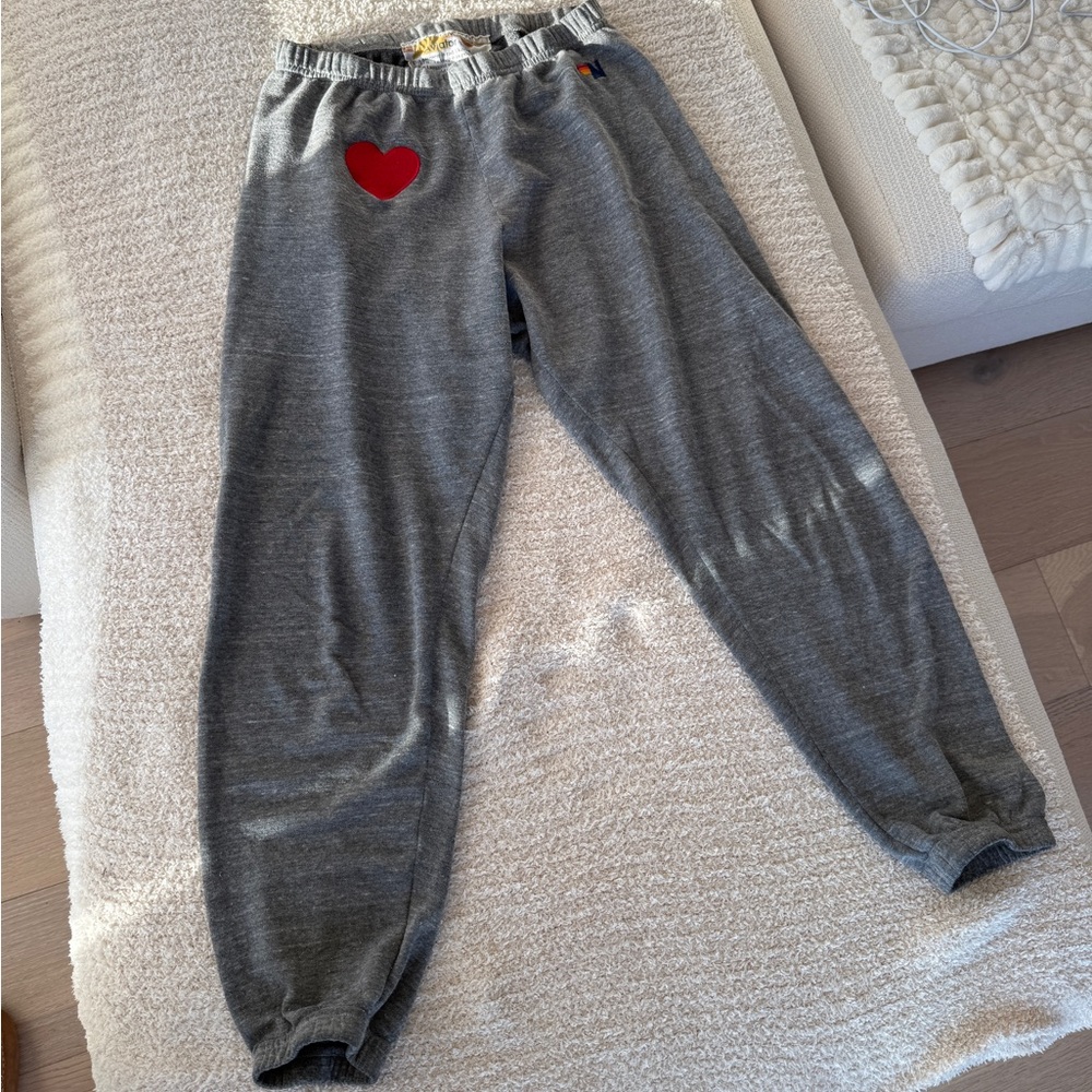 Aviation Nation Sweatpants with Red Heart
